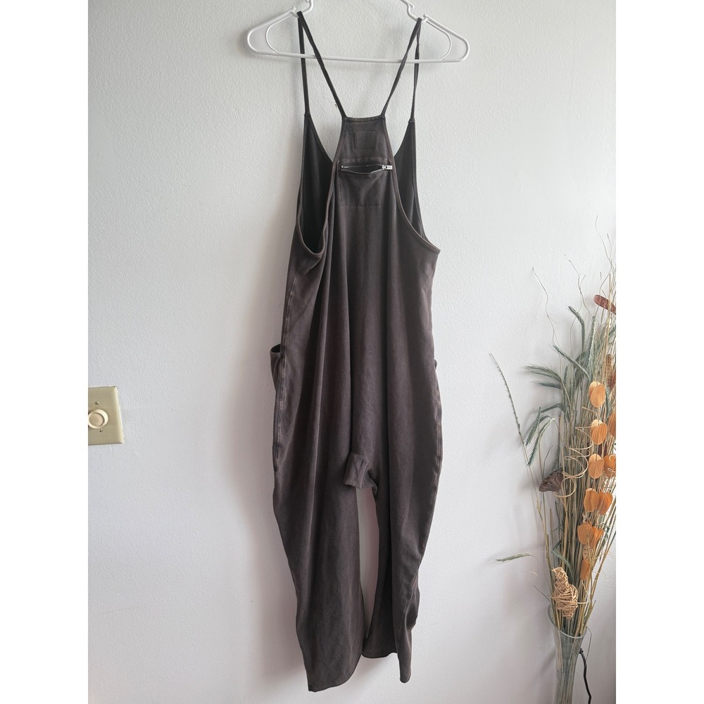 FP Movement Hot Shot XS Washed Black Slouchy Dropped Jumpsuit oversized - Picture 4 of 9